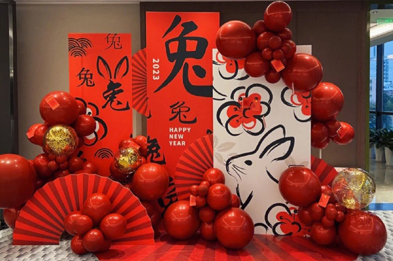 公司年會(huì)現(xiàn)場(chǎng)接待布置參考圖片(二)